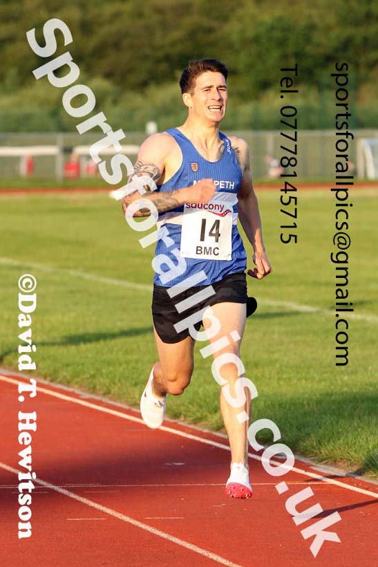 BMC 1500 metres, BMC, Chester le Street, July 19th. Photo: David T. Hewitson/Sports for All Pics